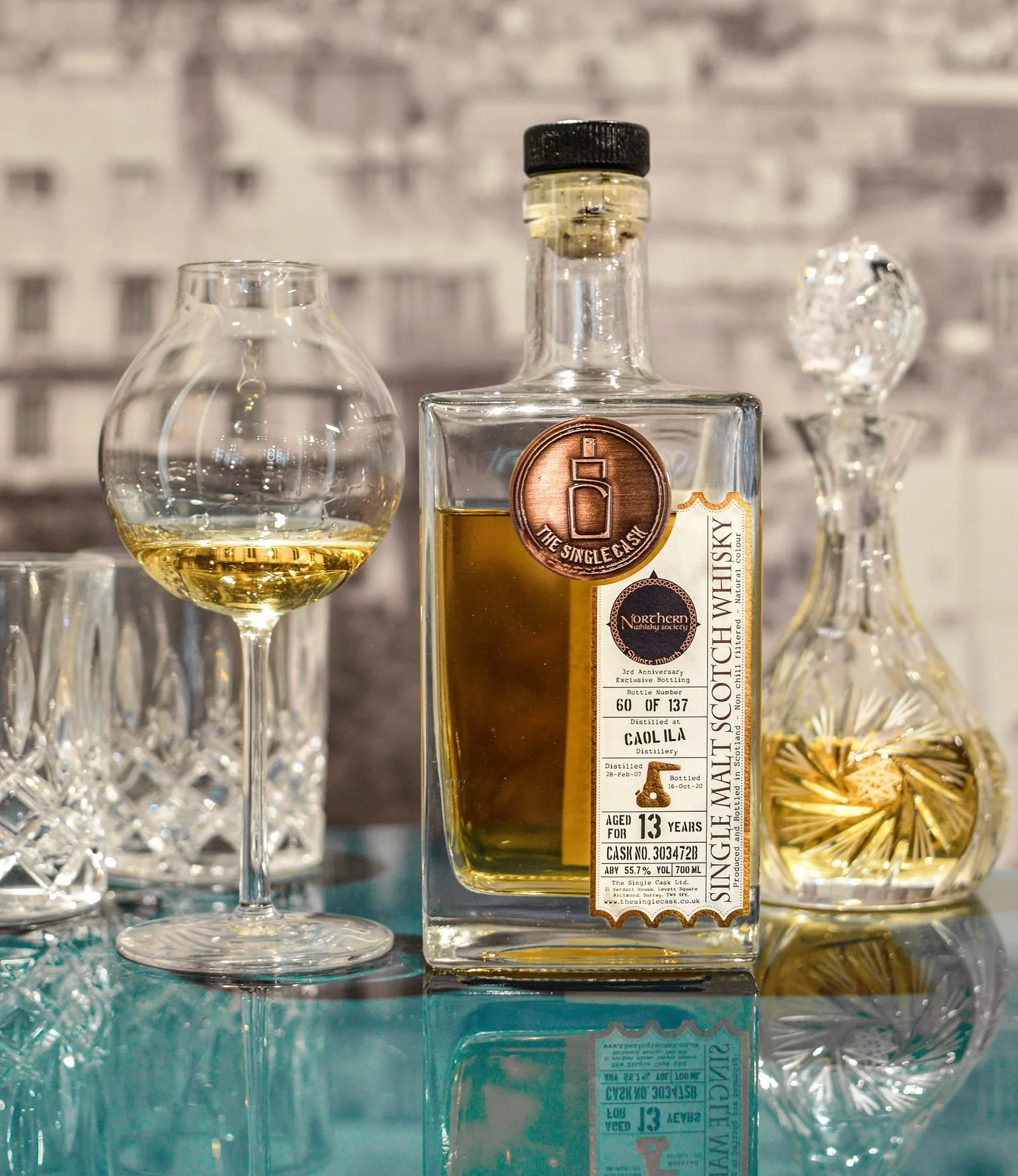 Caol Ila 2007-2020 - The single Cask - Bottled for the Northern Whisky Society (Israel) - 55,7%