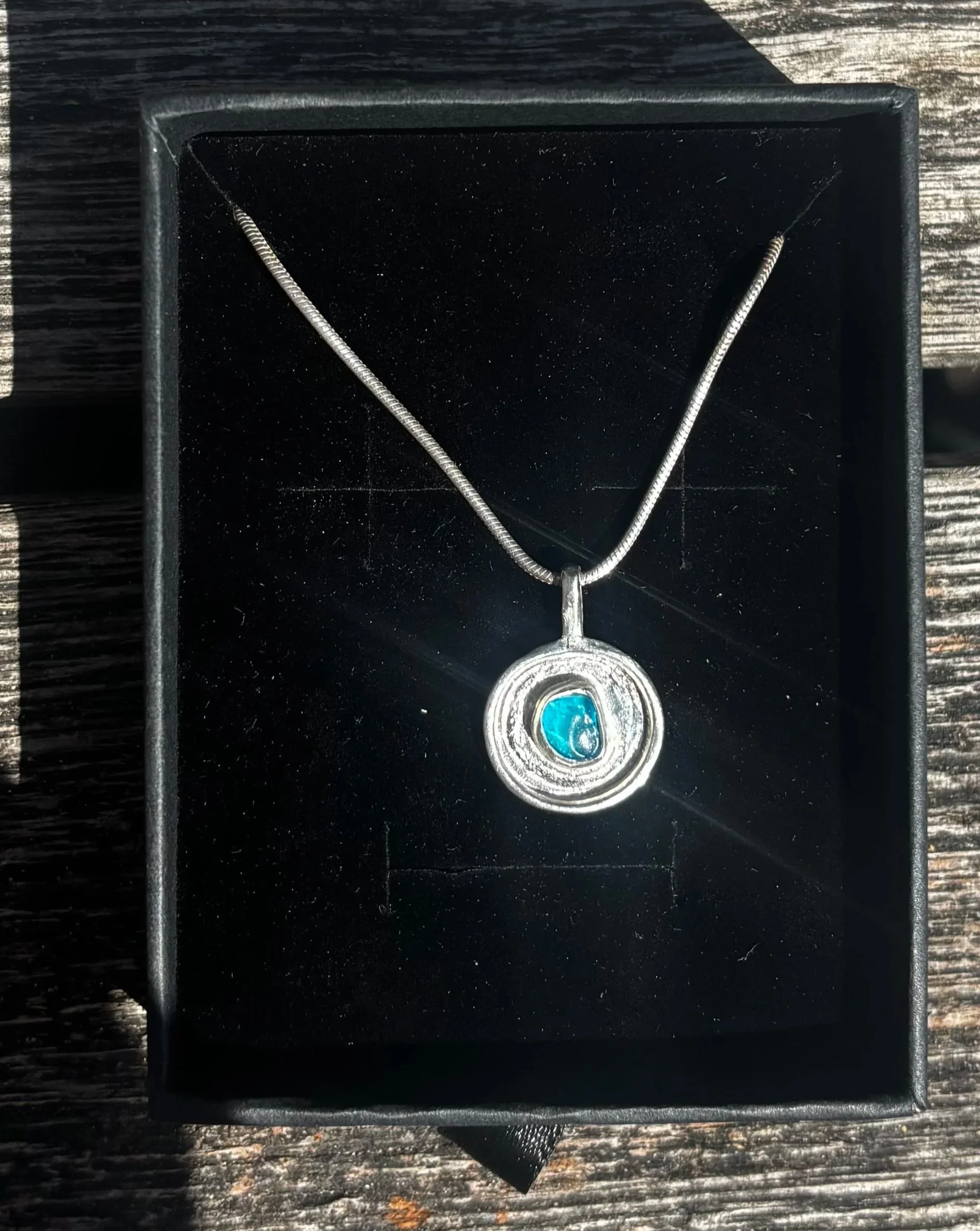 Aquamarine Blue Pendant