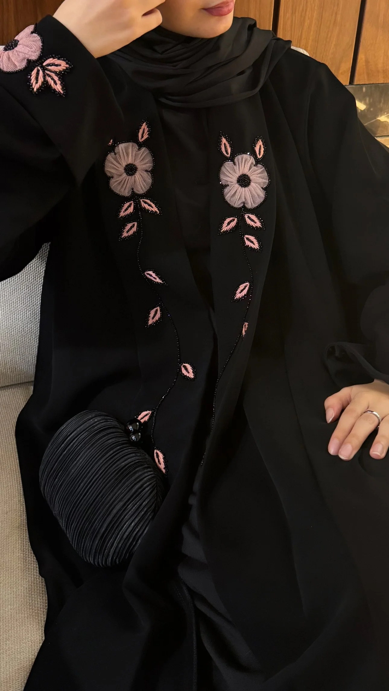 Abaya Bloom Pink