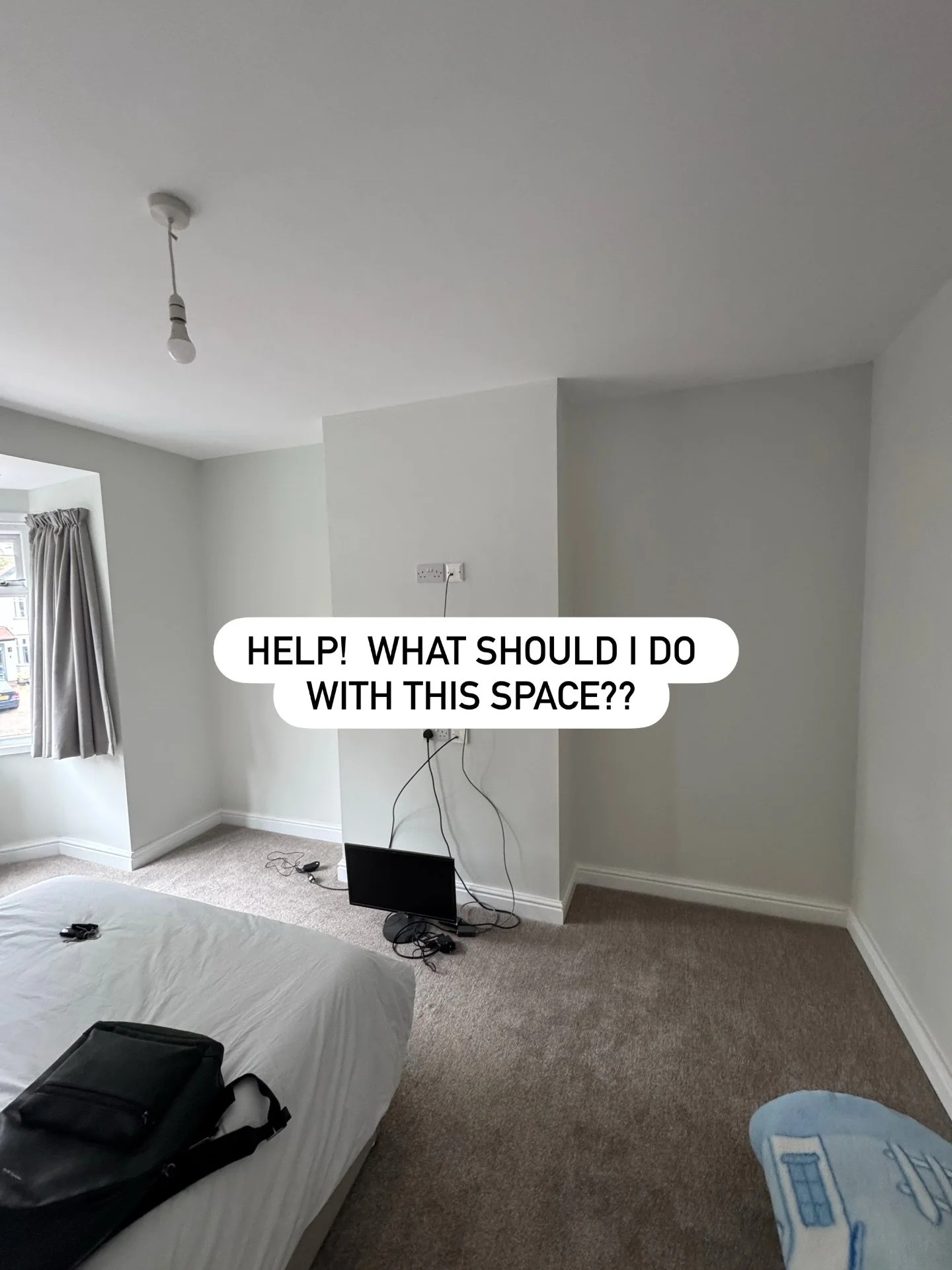 Which one do you choose? 

The room had one major challenge - an existing chimney breast that disrupted the flow and created an awkward layout. Removing it would have meant unnecessary disruption, cost, and stress.

Instead, we leaned into the proble