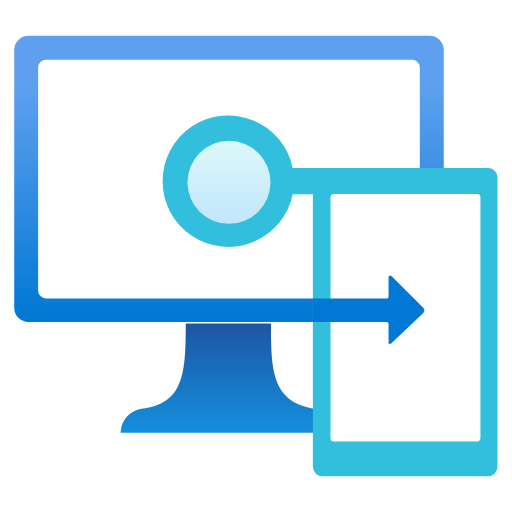 Microsoft Intune icon with a blue background