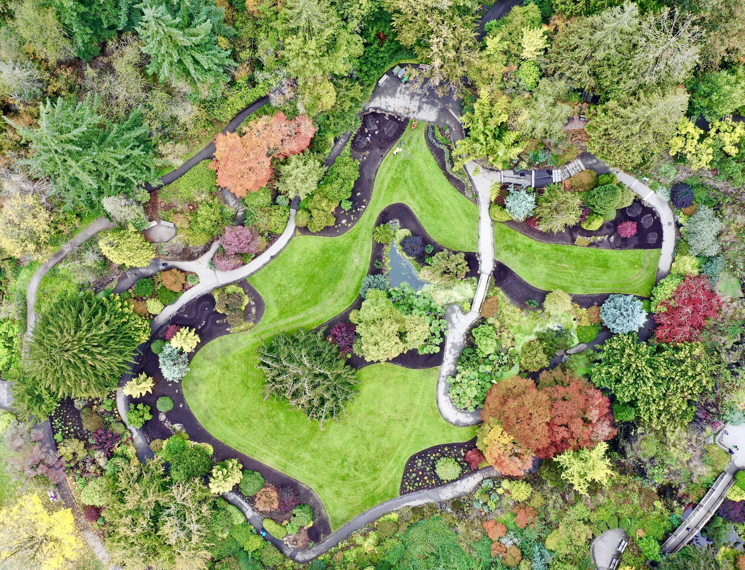 High-resolution aerial photography capturing full land, garden, and property layouts for planning, surveying, and visual documentation purposes.