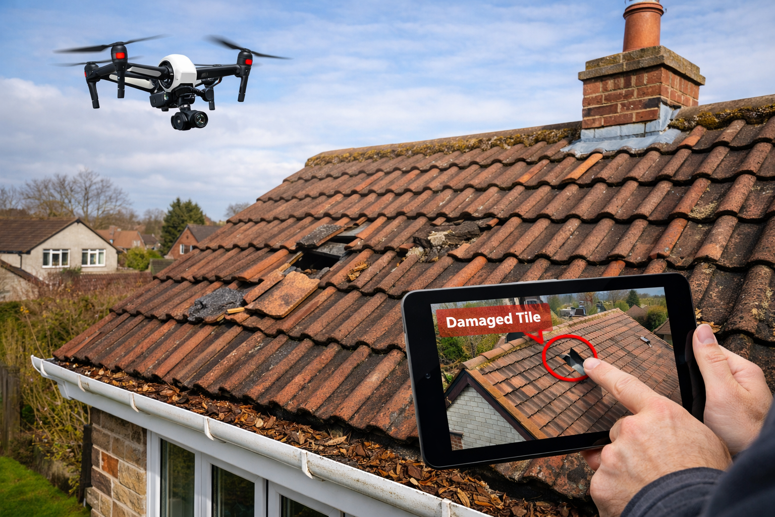 How Homeowners Can Check Roof Damage After Winter – Without Climbing a Ladder