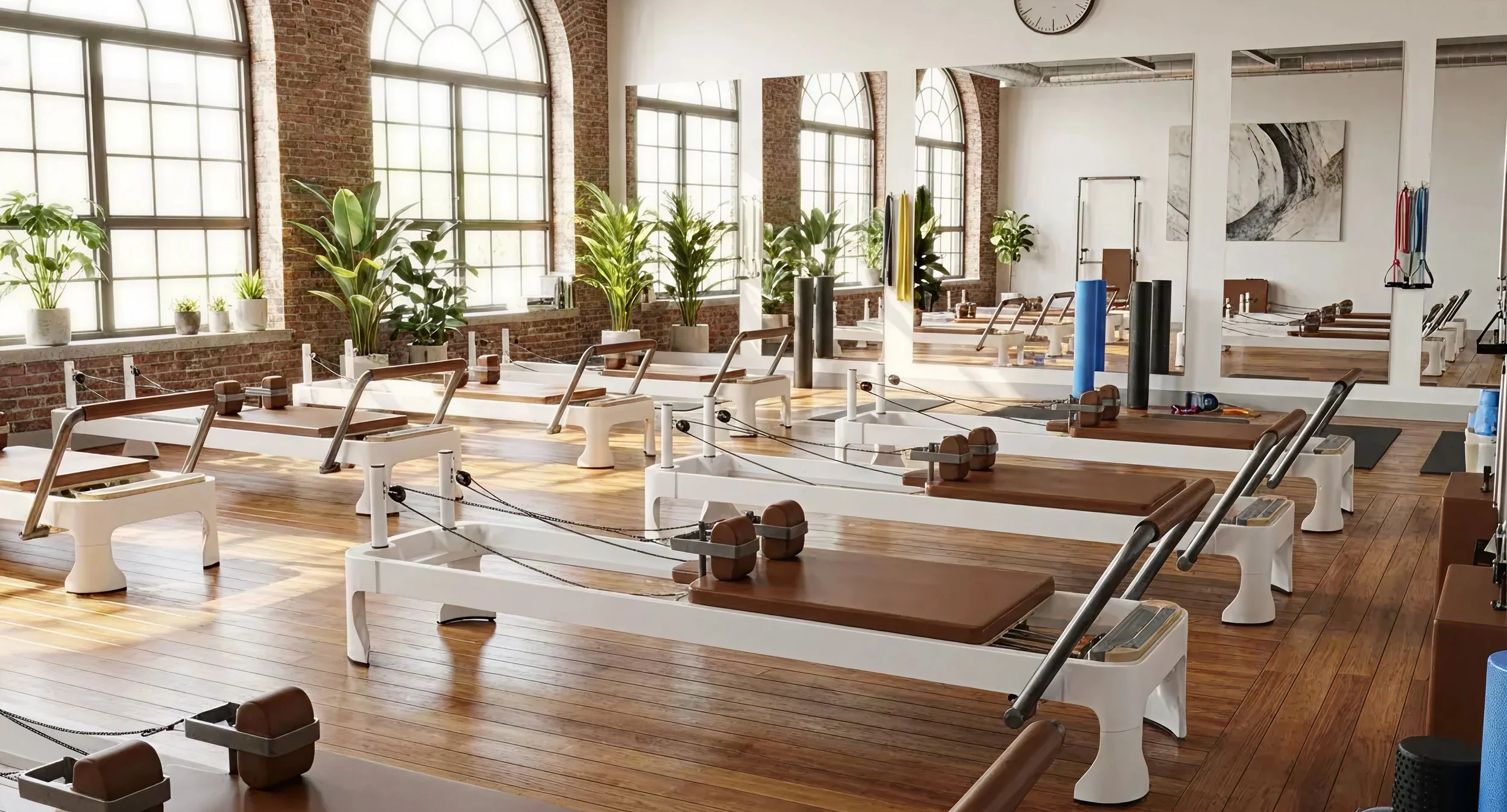 Produktrendering eines neuen Pilates-Reformer-Design