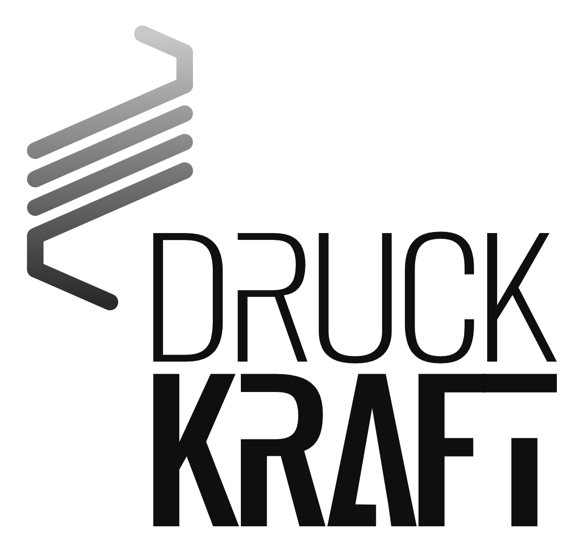 Logo der Firma Druckkraft. Eine 3D-Experten-Firma.