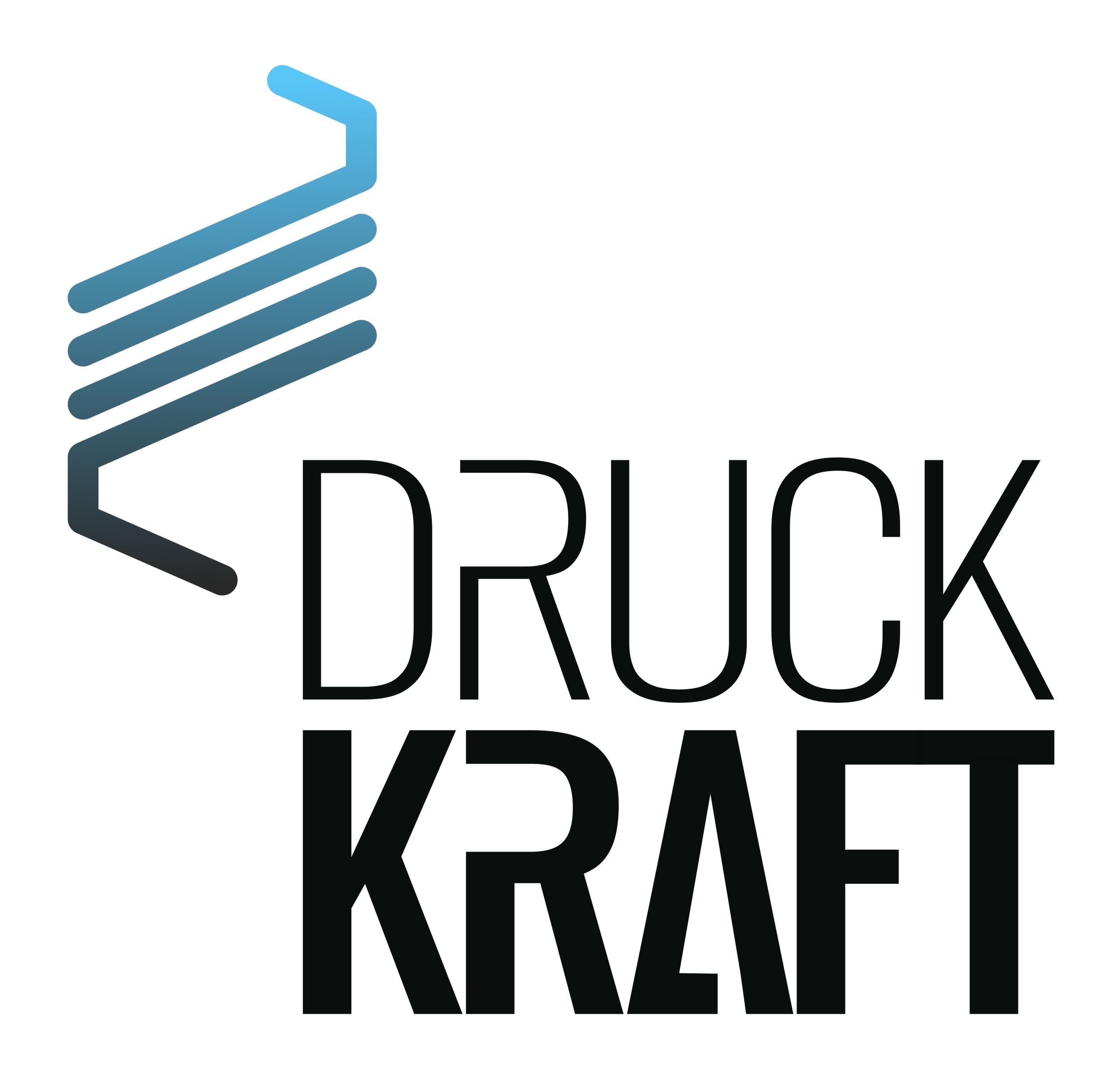 Druckkraft Logo - CI Design - flott industrial design linz österreich