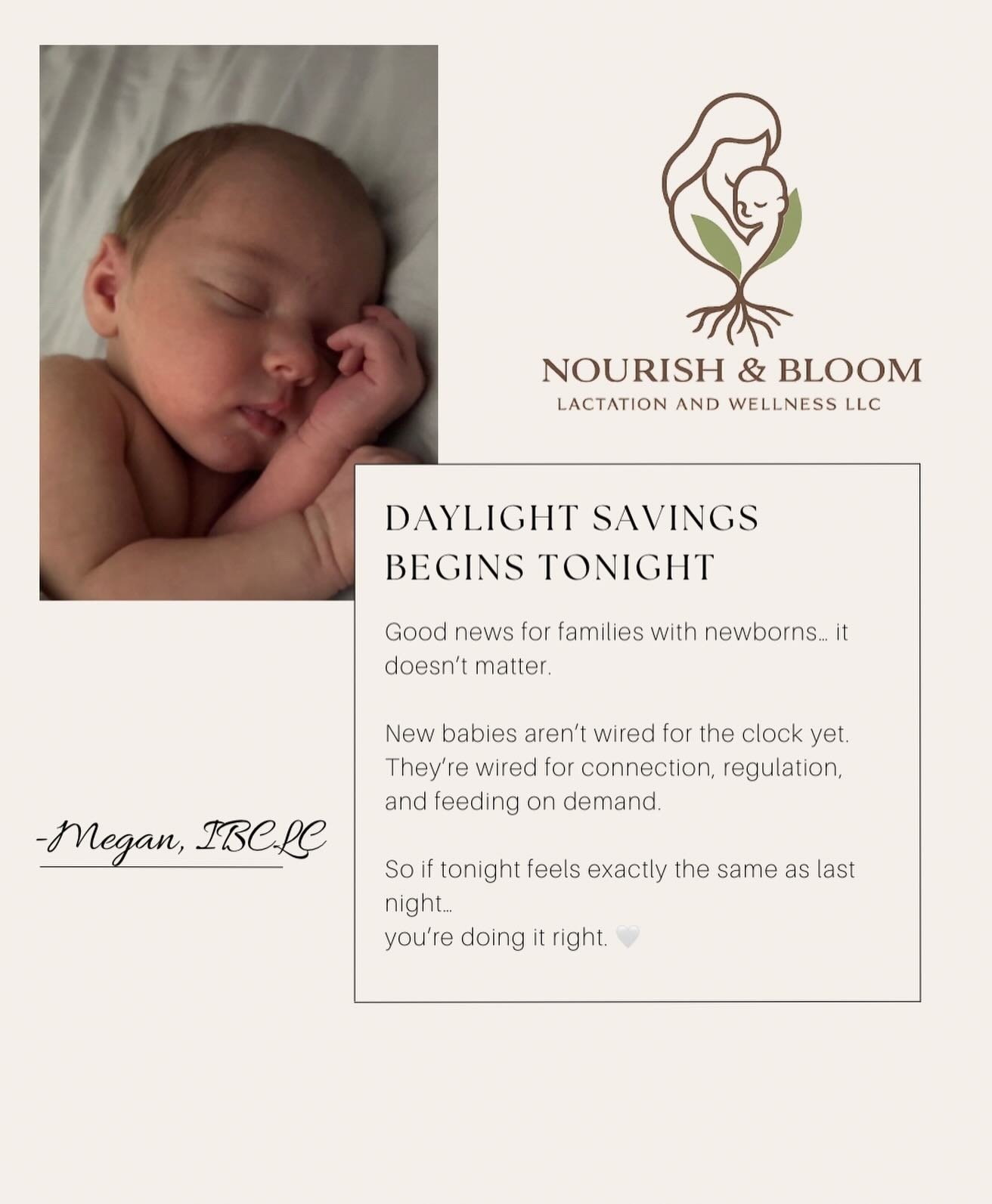 One of the most beautiful things about newborns is that they aren&rsquo;t wired for schedules yet.

They&rsquo;re wired for connection, nourishment, and regulation through their caregivers.

Feeding on demand, responding to cues, and staying close he