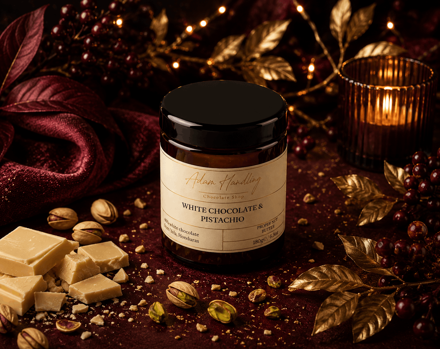 White chocolate & pistachio spread 175g℮