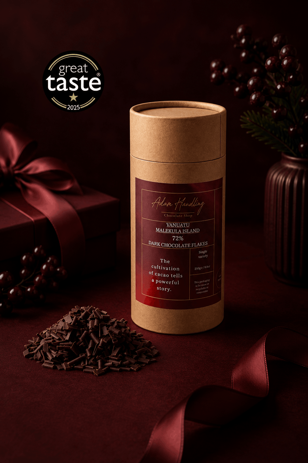 72% Malekula Island, Vanuatu Dark Chocolate