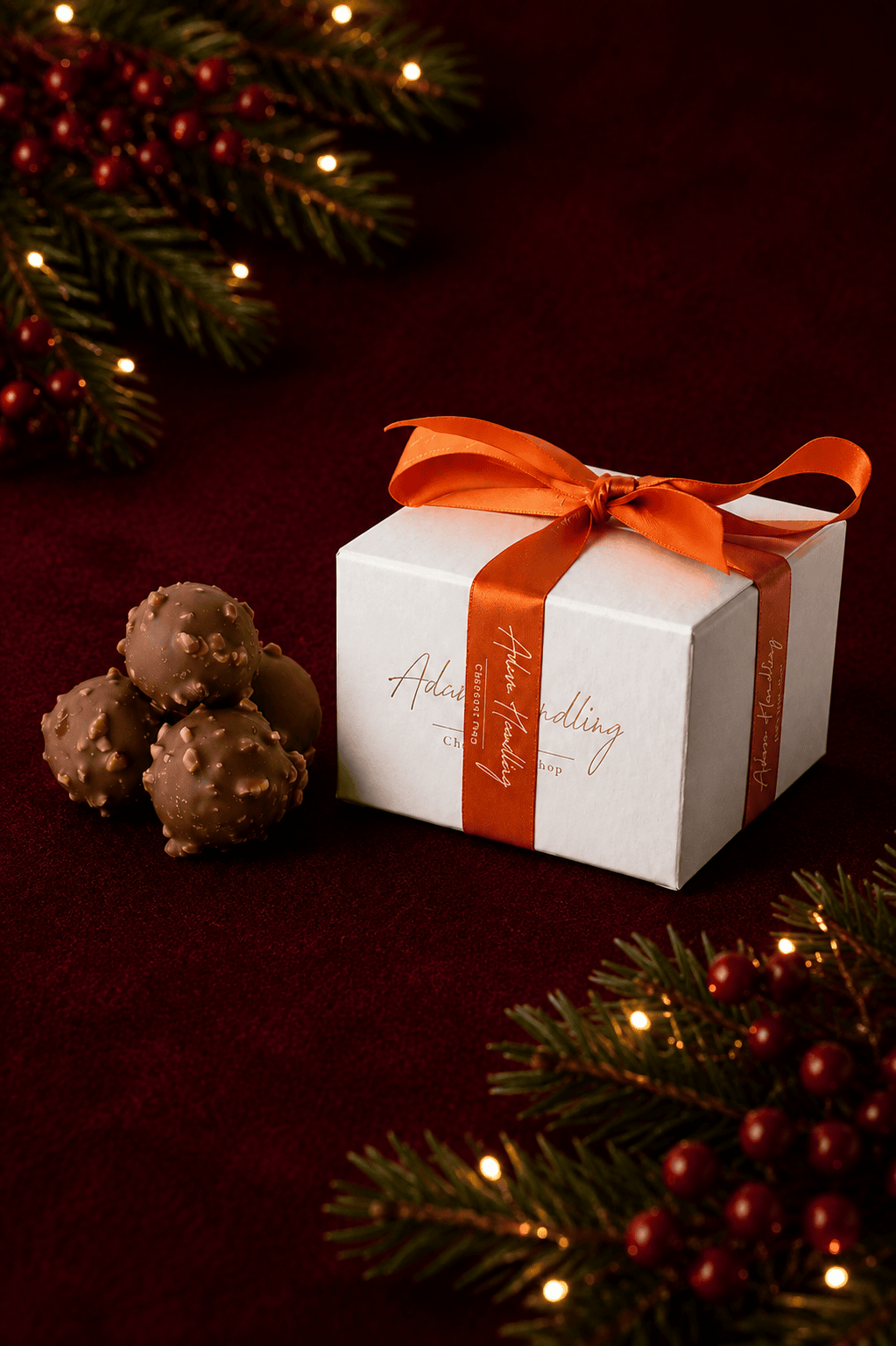 Milk chocolate almond praline truffles - 150g℮