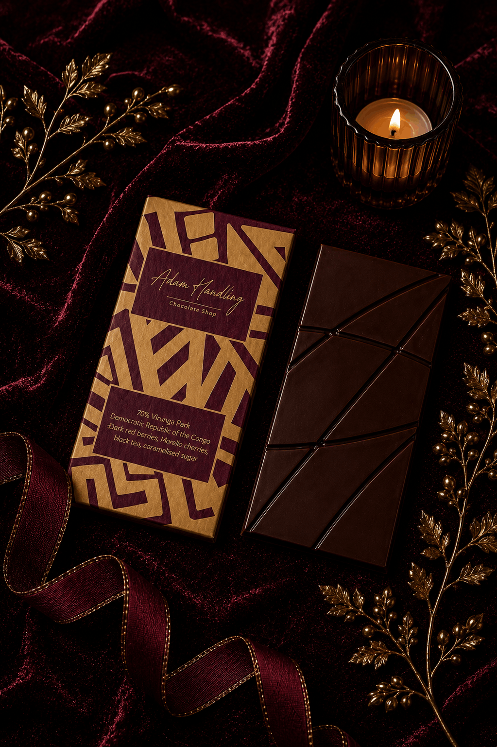 70% Virunga Park Dark Chocolate Bar