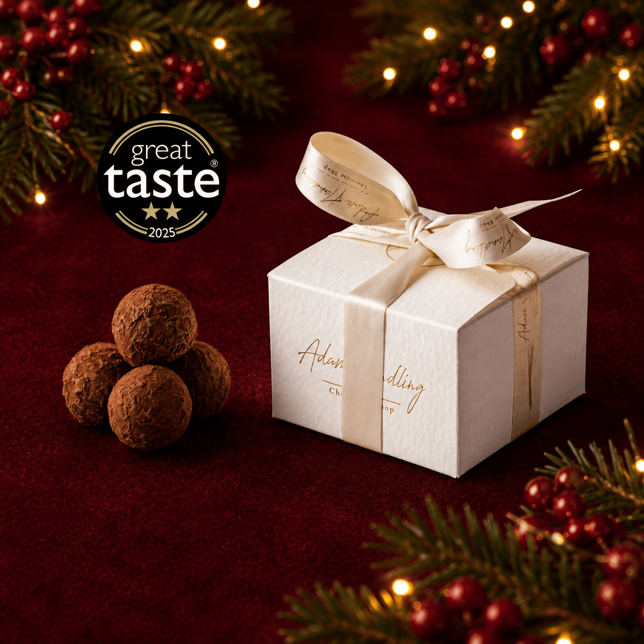 Dark chocolate salted caramel truffles - 150g℮