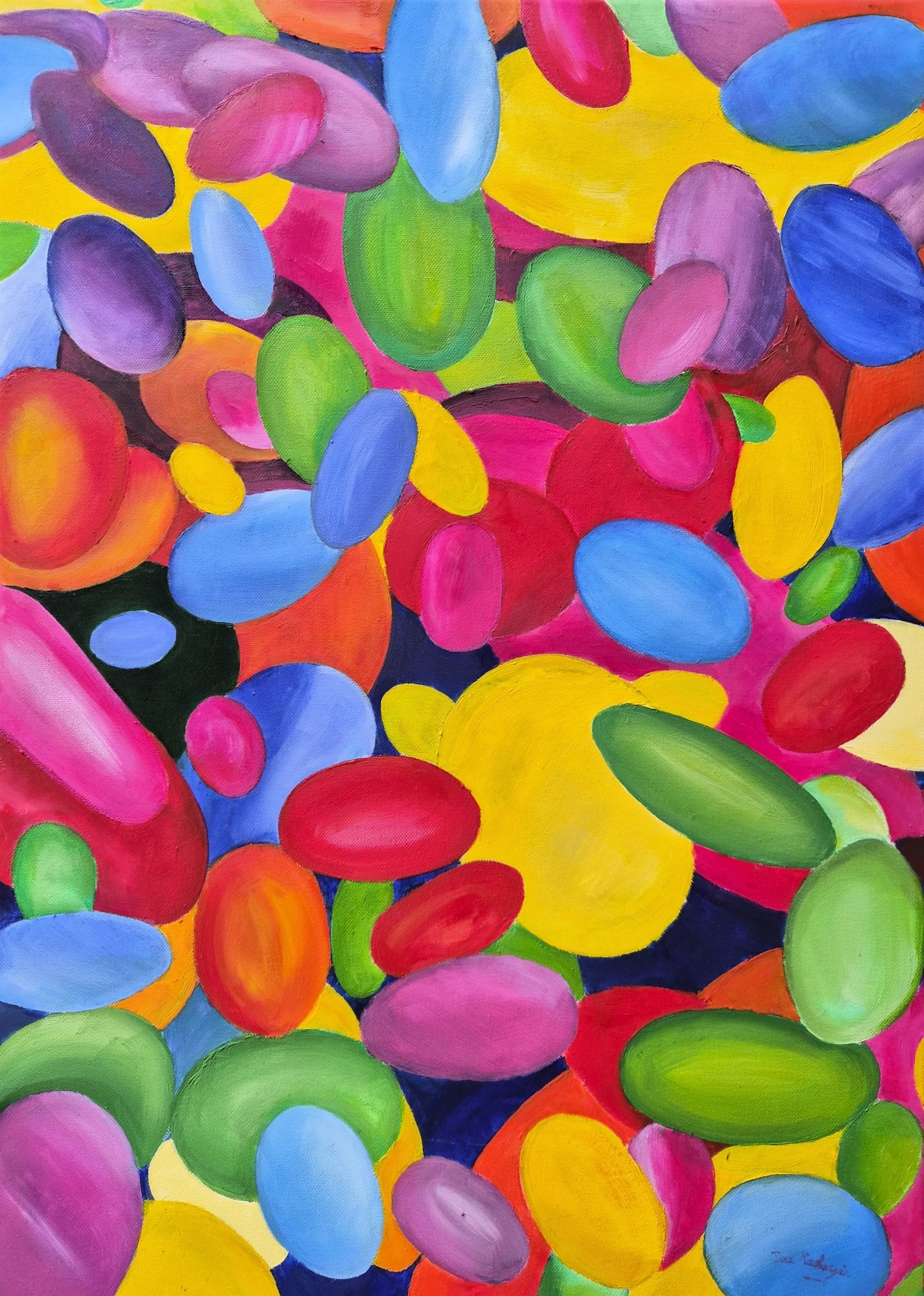 Bubbles.2020.Oil on canvas.70cm×50cm