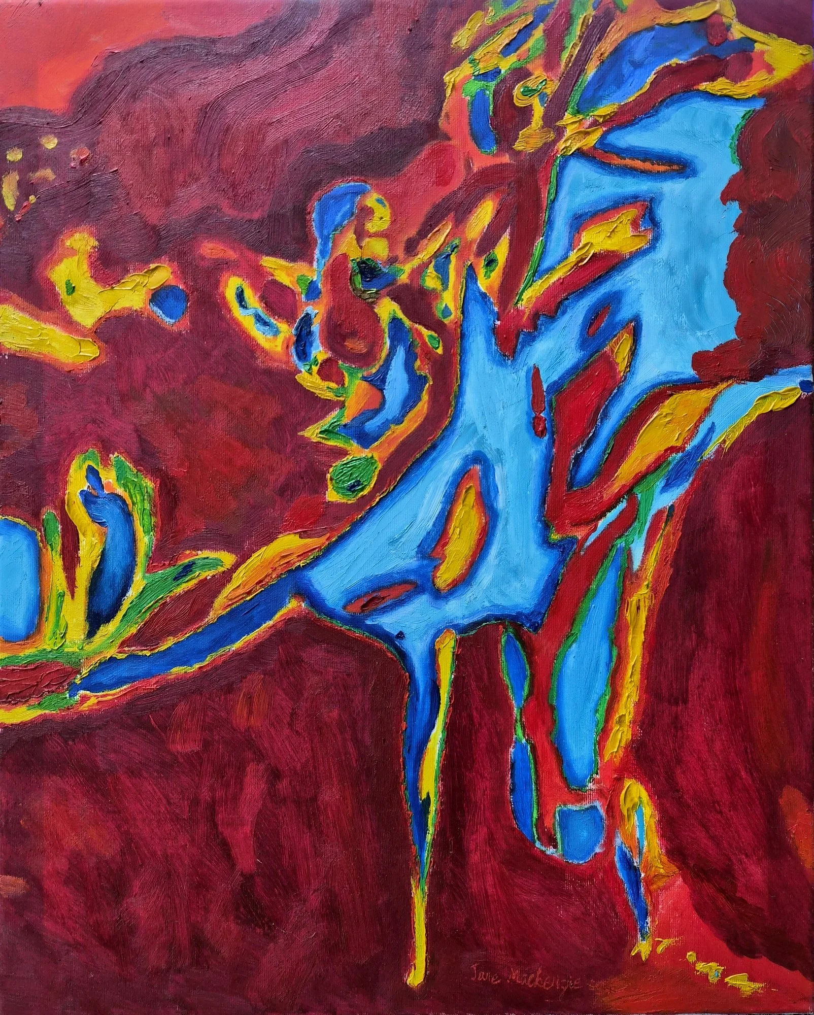 Jeunesse.2018.Oil on canvas.50cm×40cm