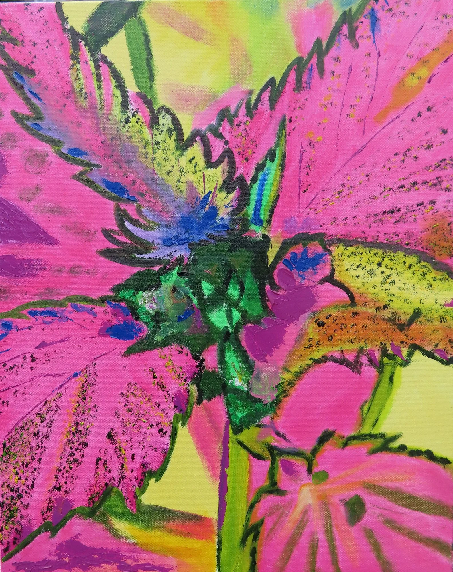 Couleur#06.2014.Oil on canvas.50cm×40cm