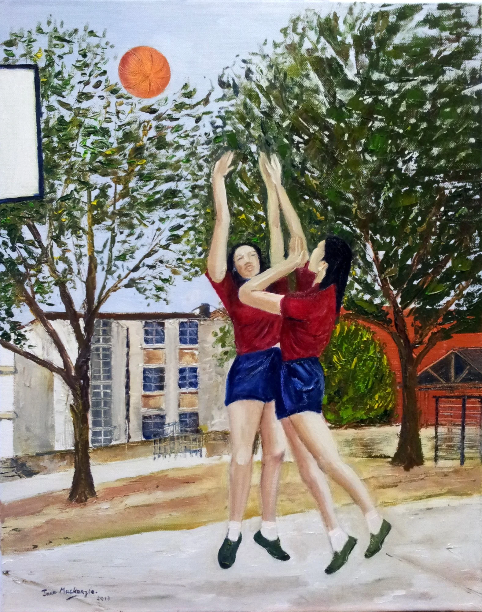 Youth in Flight.2013.Oil on canvas.