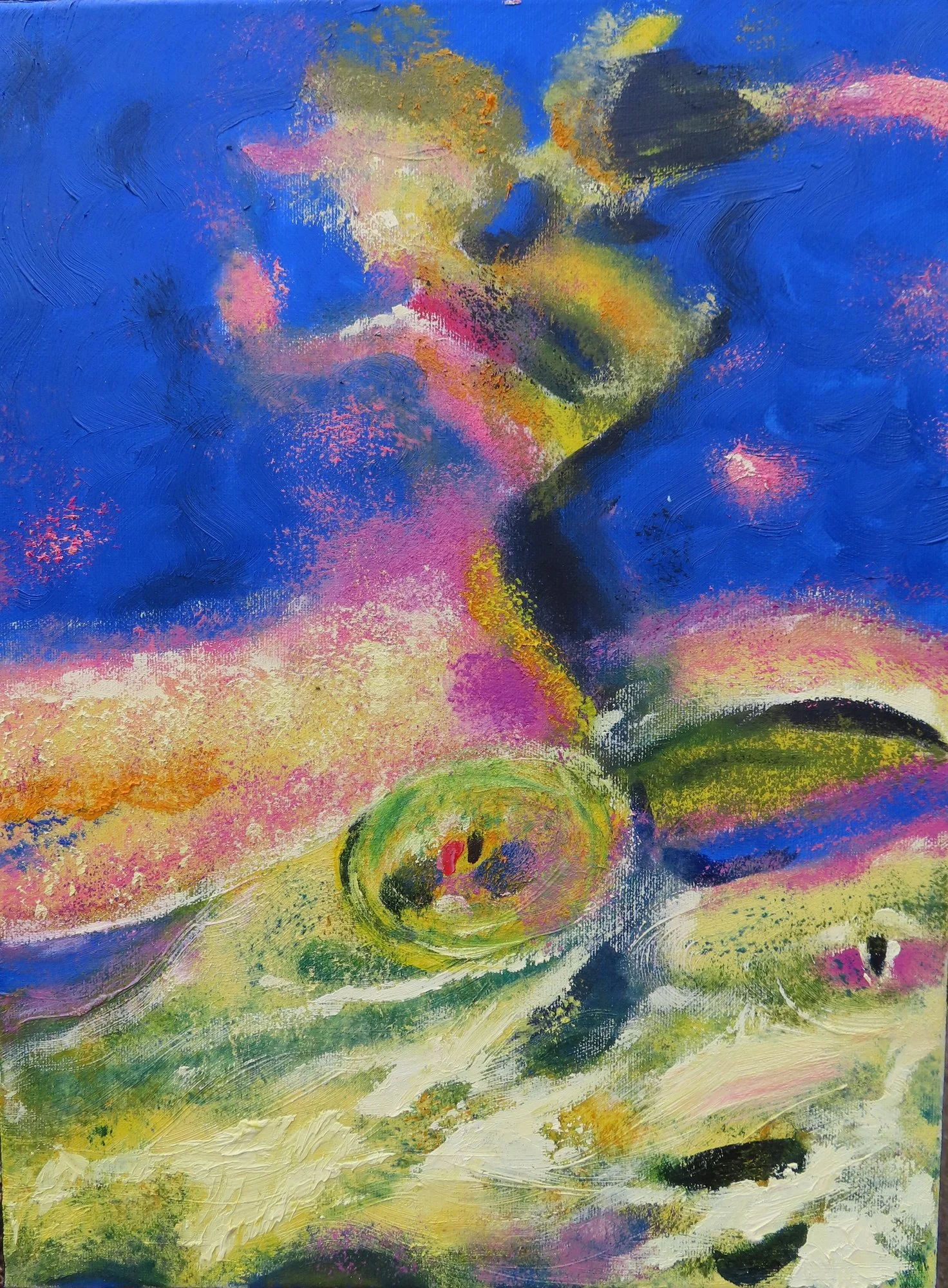 minuit.2023.Oil on canvas.50cm×40cm