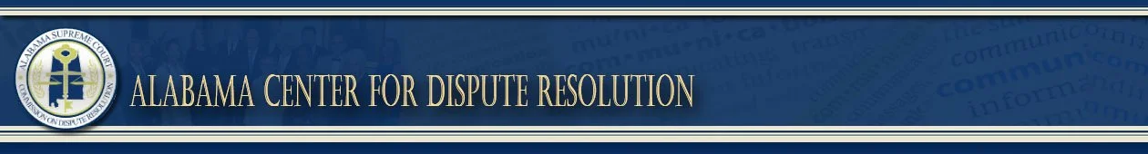 Al Vance, registered mediator and arbitrator, Alabama Center for Dispute Resolution
