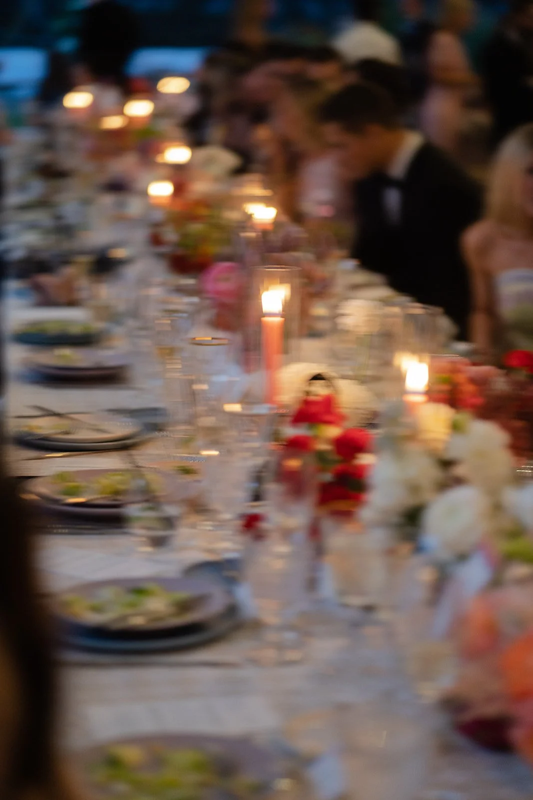 Candlelight dinner designed by 42 North World | Freda Banks Photography | Mayflower Inn & Spa Auberge