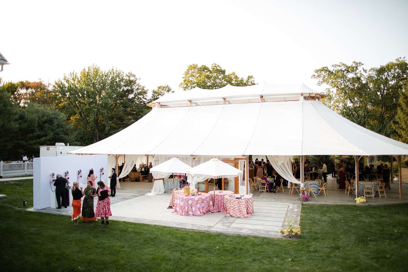 Immersive Installation at Cocktail Hour designed by 42 North World | Freda Banks Photography | Mayflower Inn & Spa Auberge