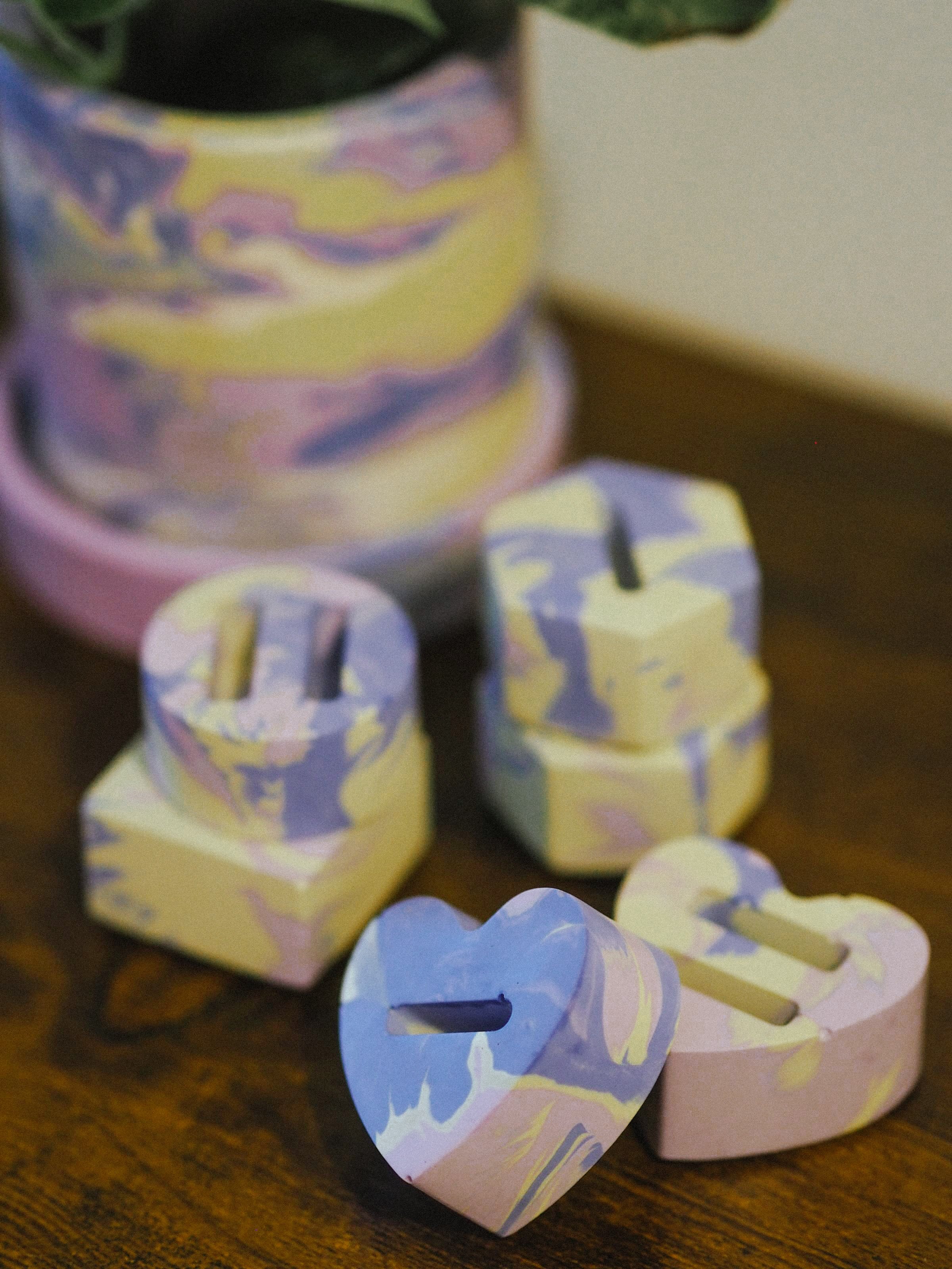 Ring Holders: Blueberry Matcha