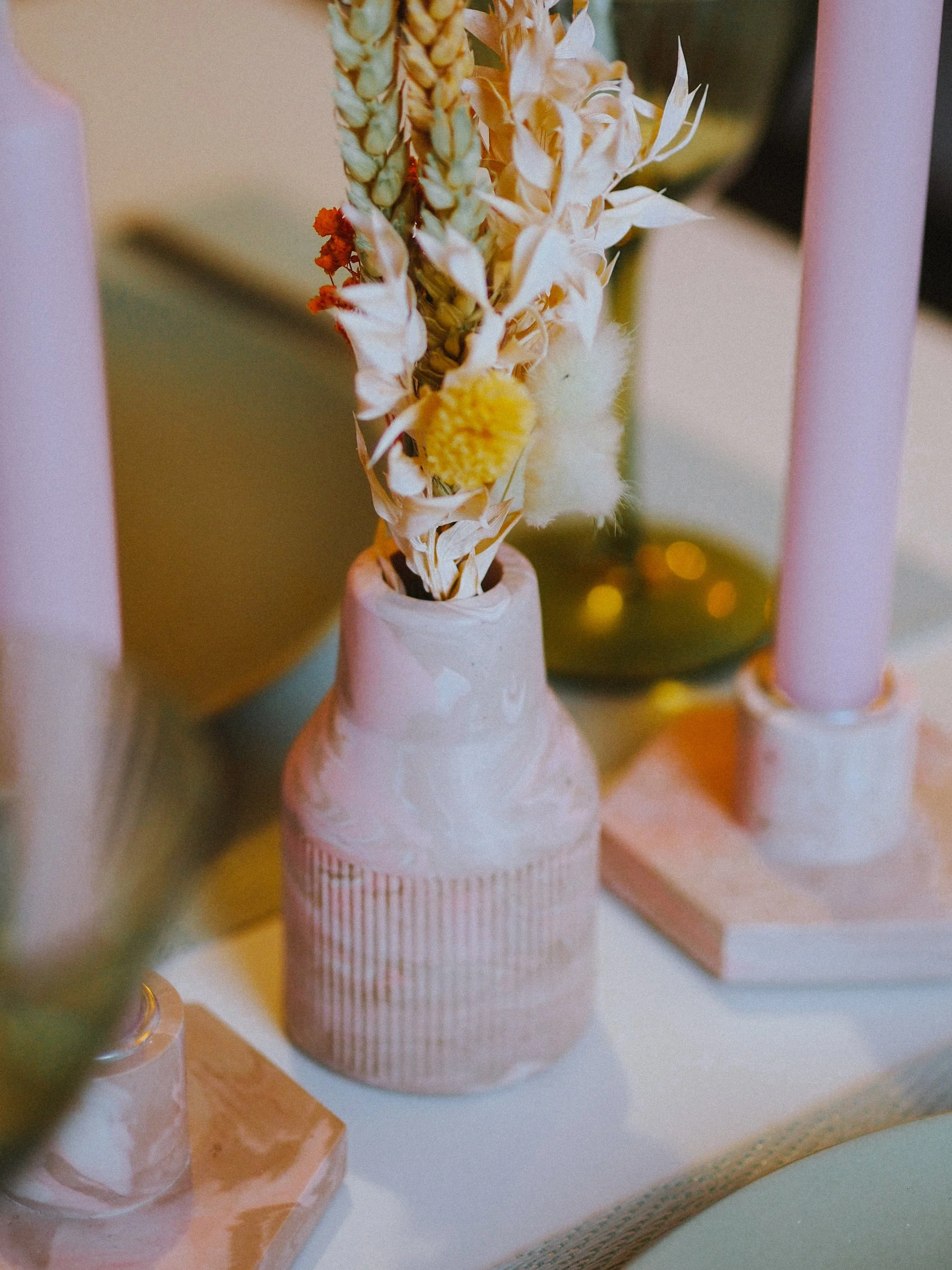 Mini Vases: Strawberry Champagne