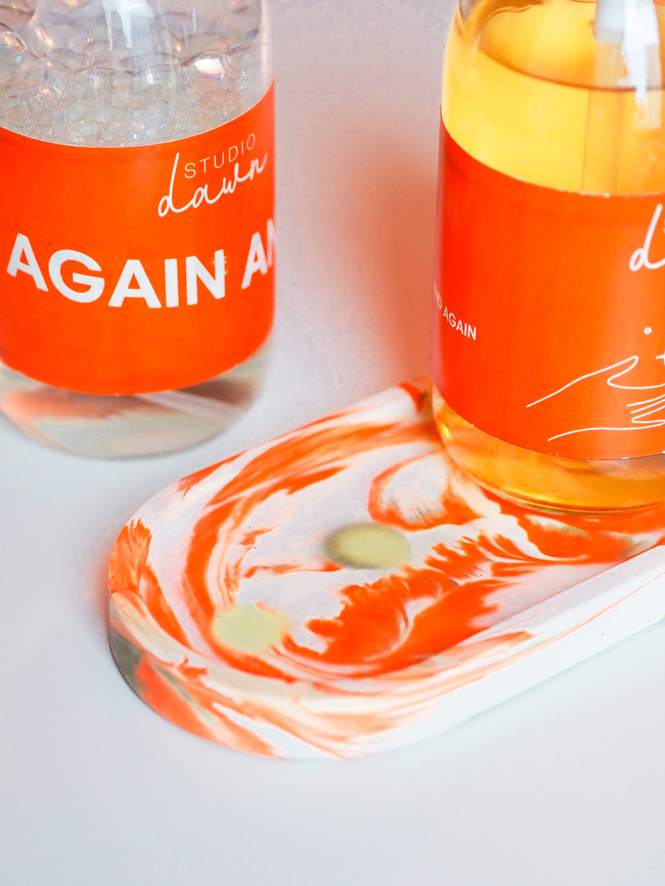 Oval Trinket Tray: Orange Margarita