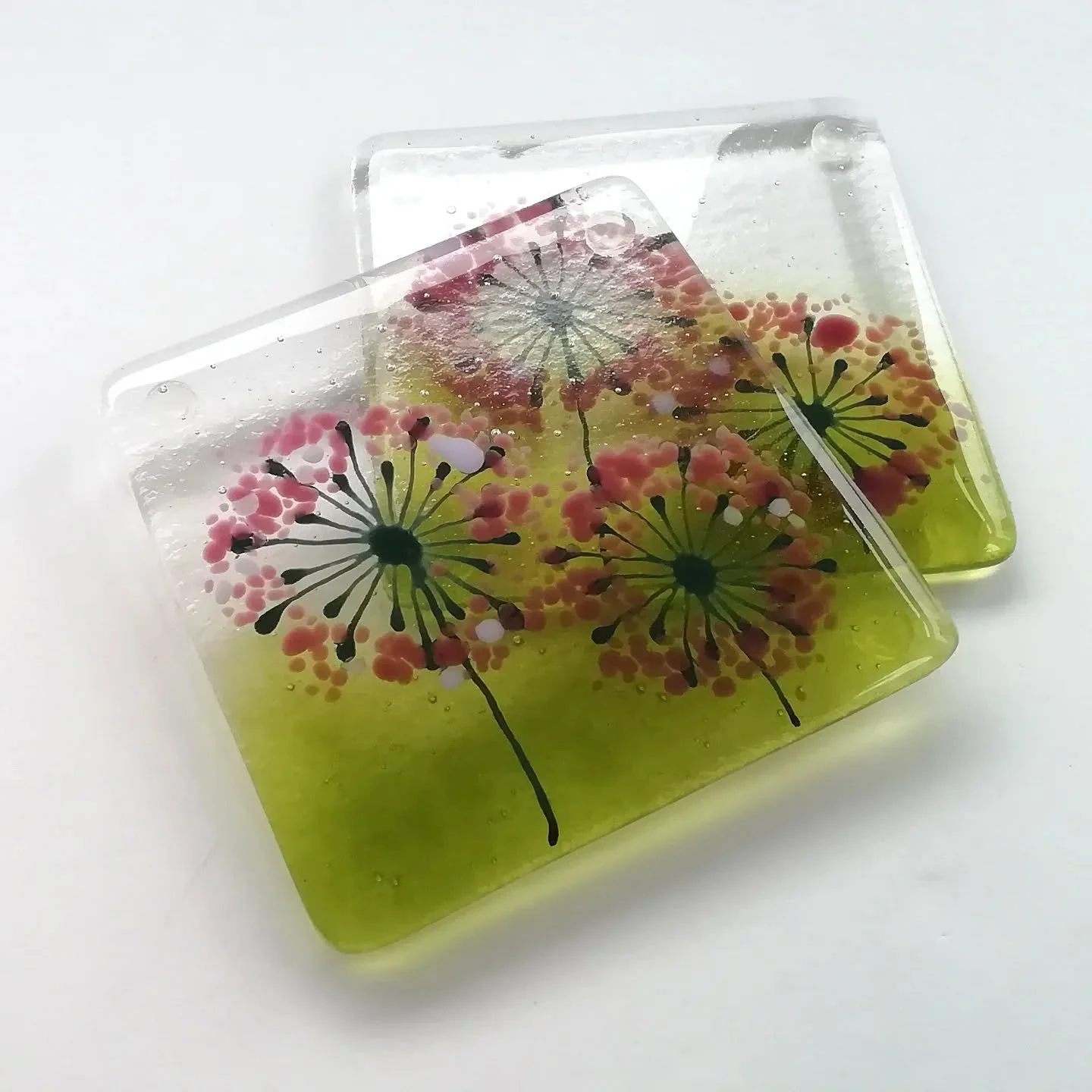 I've just relisted these Allium coasters in my shops. Perfect for that cuppa in the sunshine (whenever that sunshine stays for good).