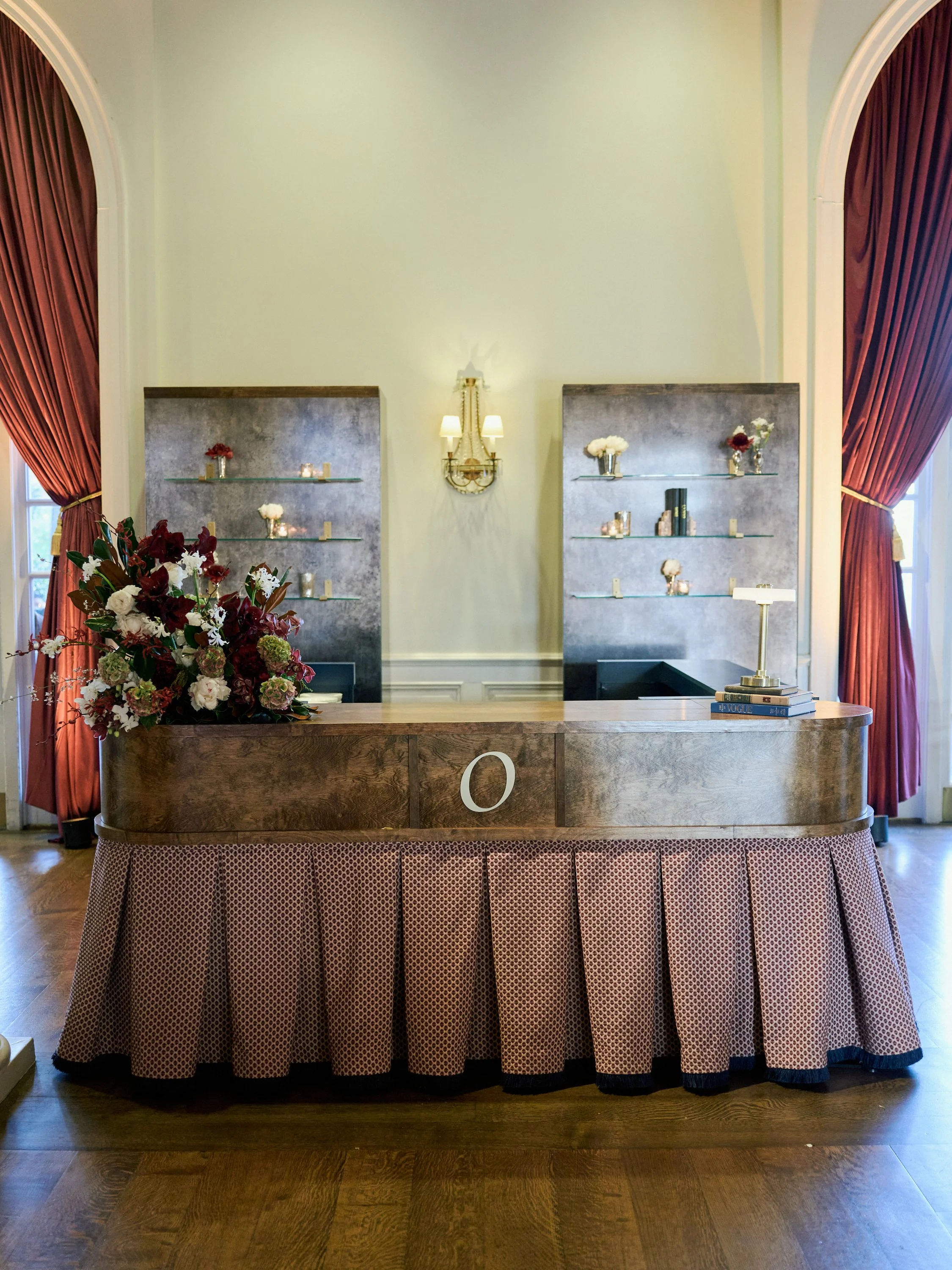 Boutique bar experience at an upscale wedding reception