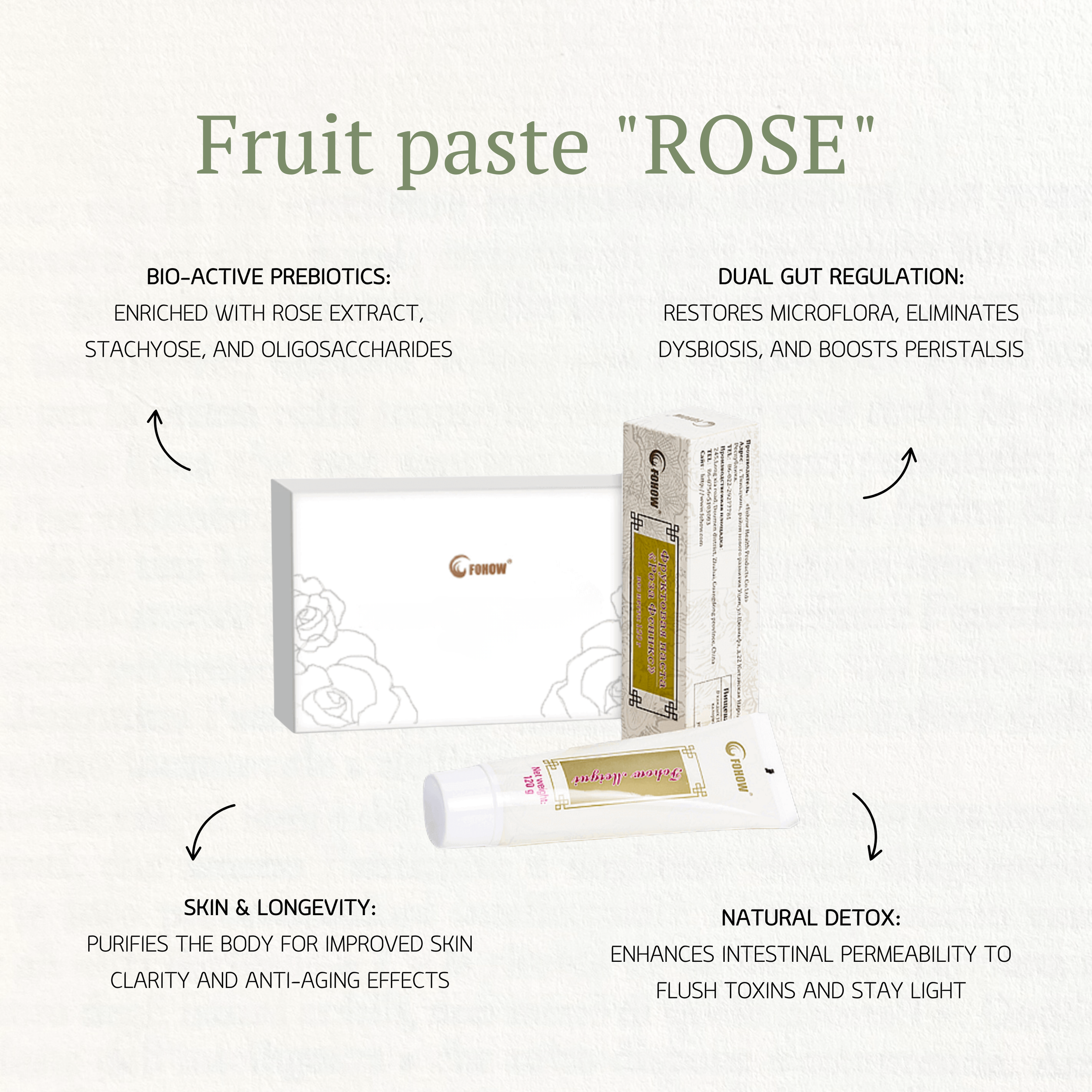 Фруктовая паста "Роза"