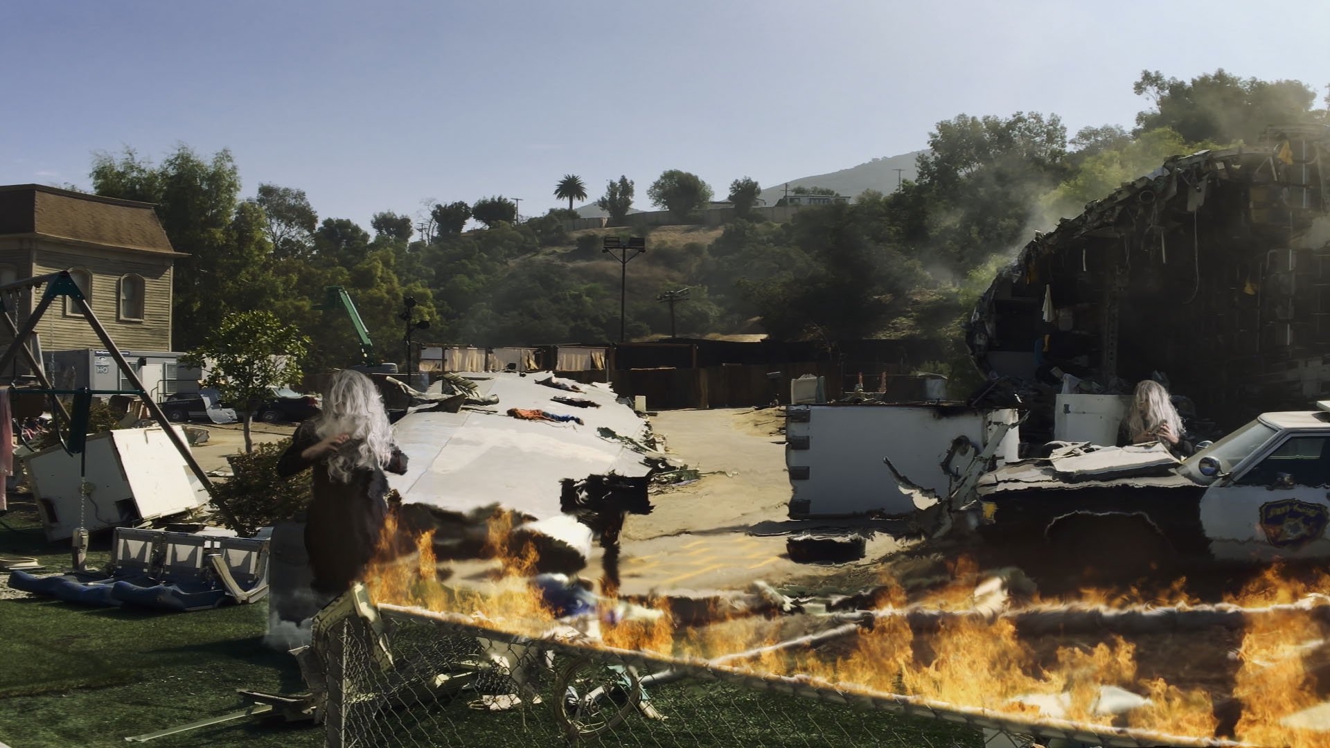 Backyard Psycho (2018)
Manipulated iPhone 6s video | Colour | Stereo Sound |  2' 00" | 23.98 fps |  QR codes embedded in two photographic prints & laser-cut cardboard  | public phone booth