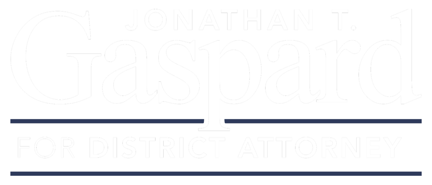 Jonathan Gaspard for District Attorney