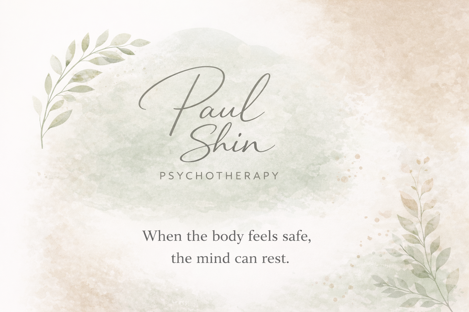 Paul Shin, somatic trauma therapist in Wexford, Ireland