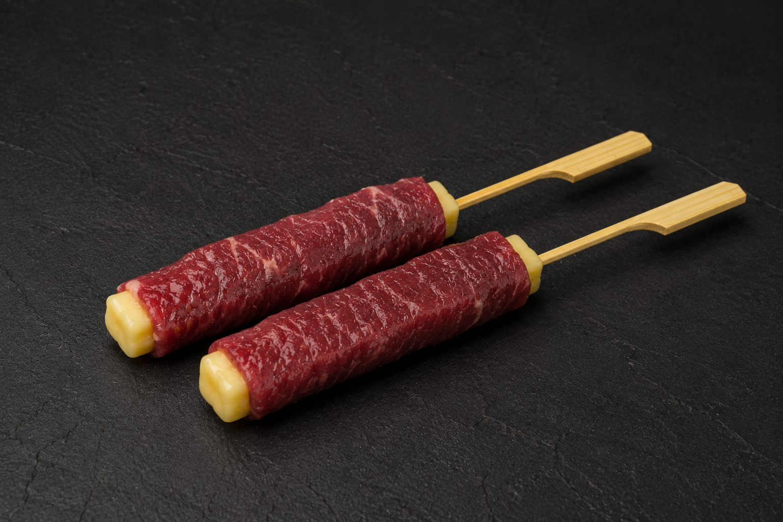 BROCHETTES BŒUF FROMAGE YAKITORI (GYU CHIZU) HALAL SURGELÉES IQF