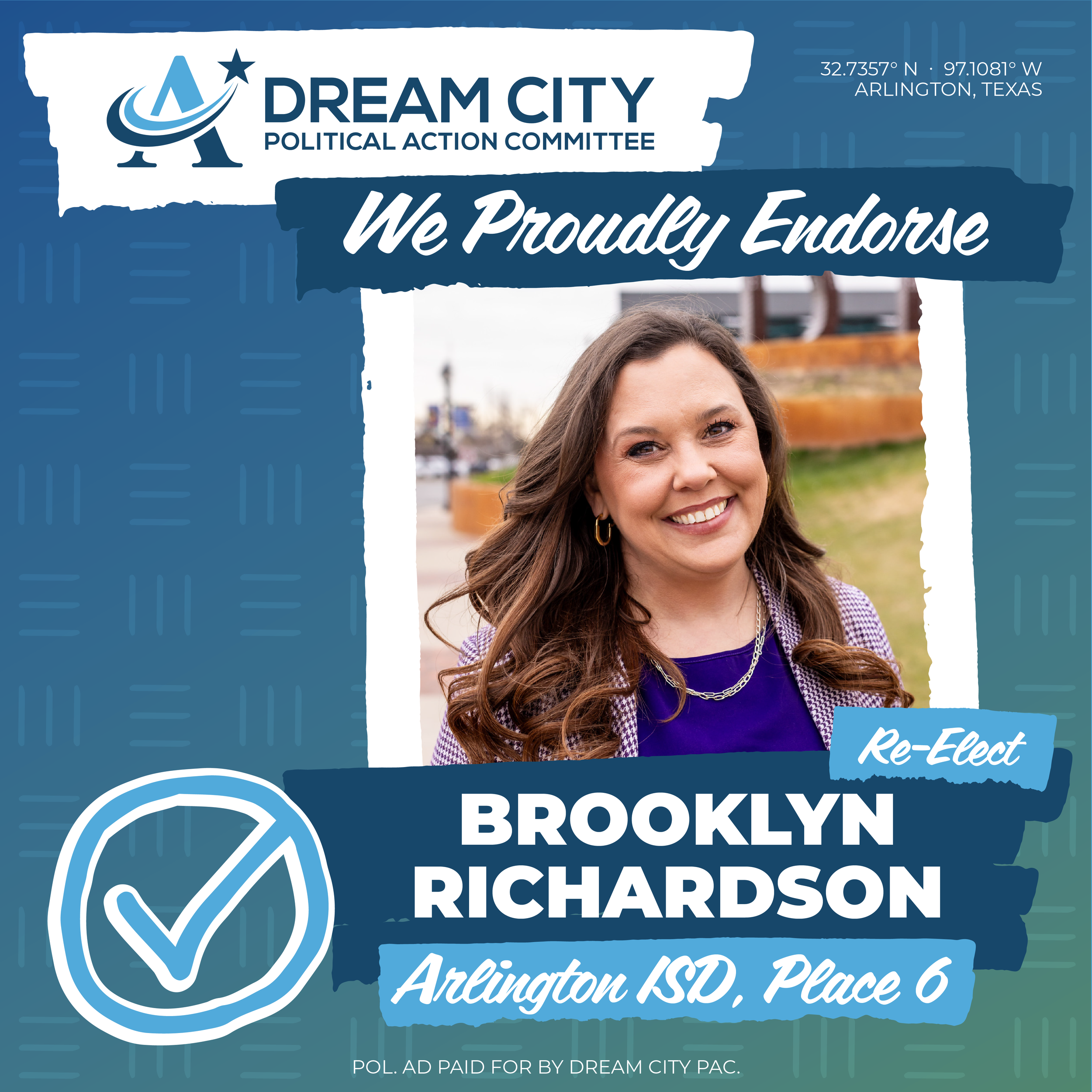 Dream City PAC - May 2026 Endorsement 06 - Brooklyn Richardson, AISD Place 6.png