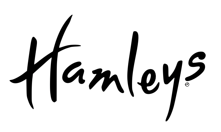 Hamey's logo in black cursive font on a white background.