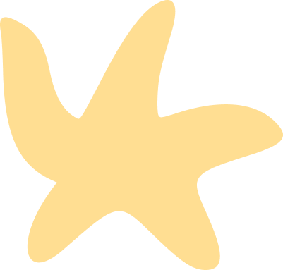 Une étoile de mer beige sur fond noir.