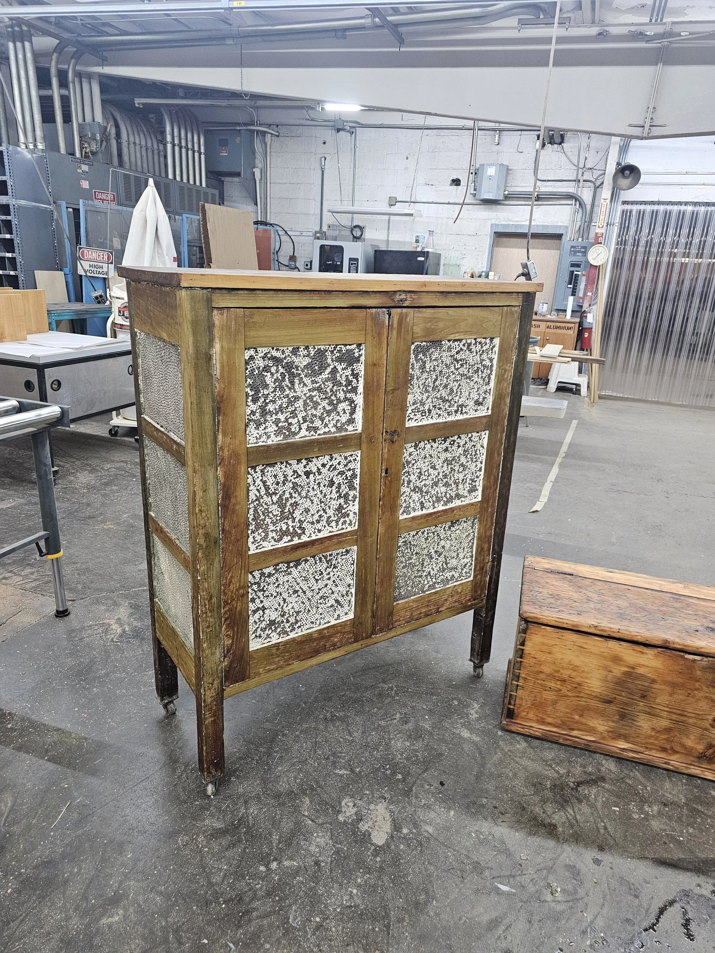 This is a piece of furniture that has been restored with our restoration services