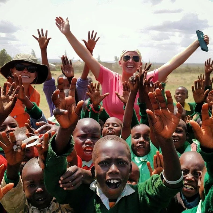 Teaching & Blessing children in Kenya, Africa
