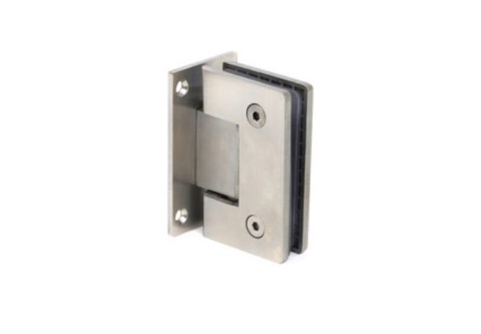 Dobradiça para vidro de 90º com 2 ABAS