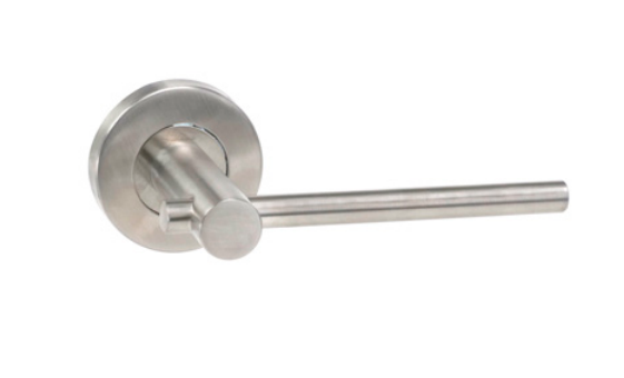 Puxador com muleta reta e redonda