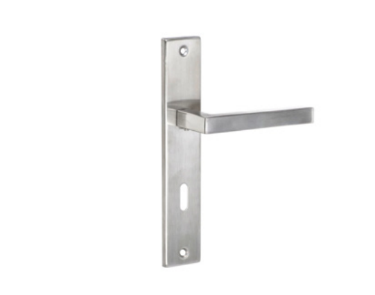 Puxador de espelho ao alto com muleta quadrada 16mm