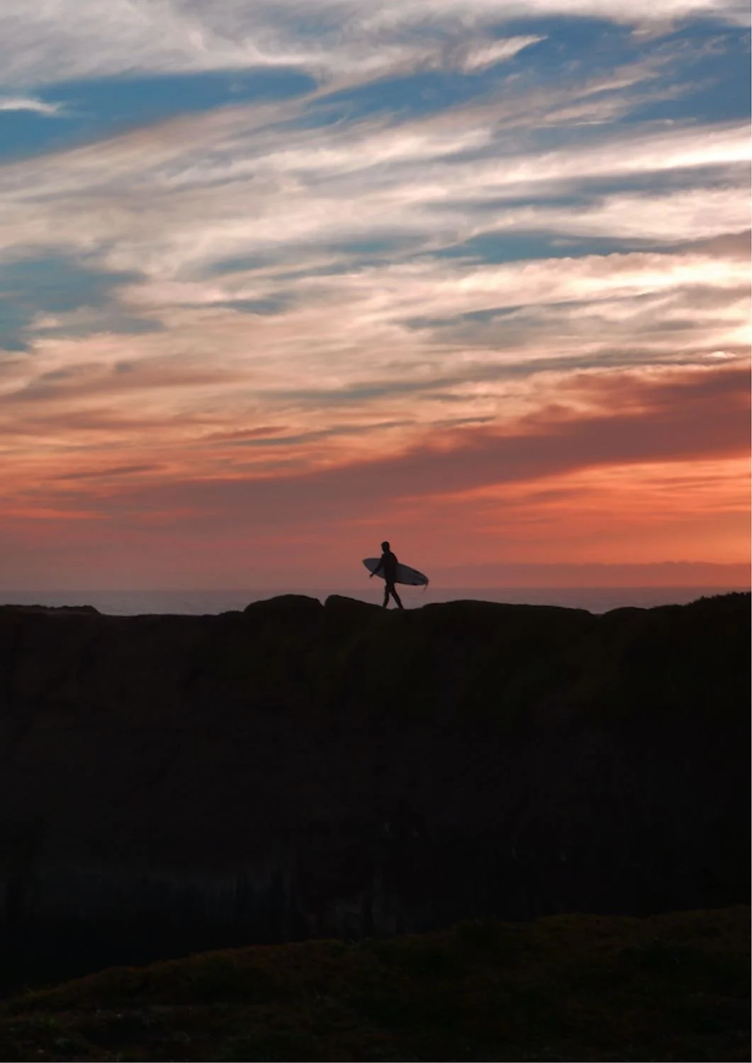 Sunset surfer