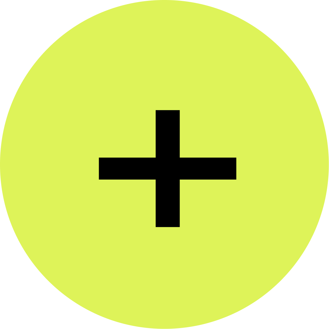 Helles grünes Symbol mit einem schwarzen Pluszeichen in der Mitte.
