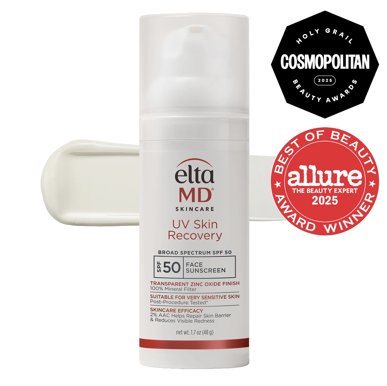 EltaMD UV Skin Recovery Broad Spectrum SPF 50 Face Sunscreen