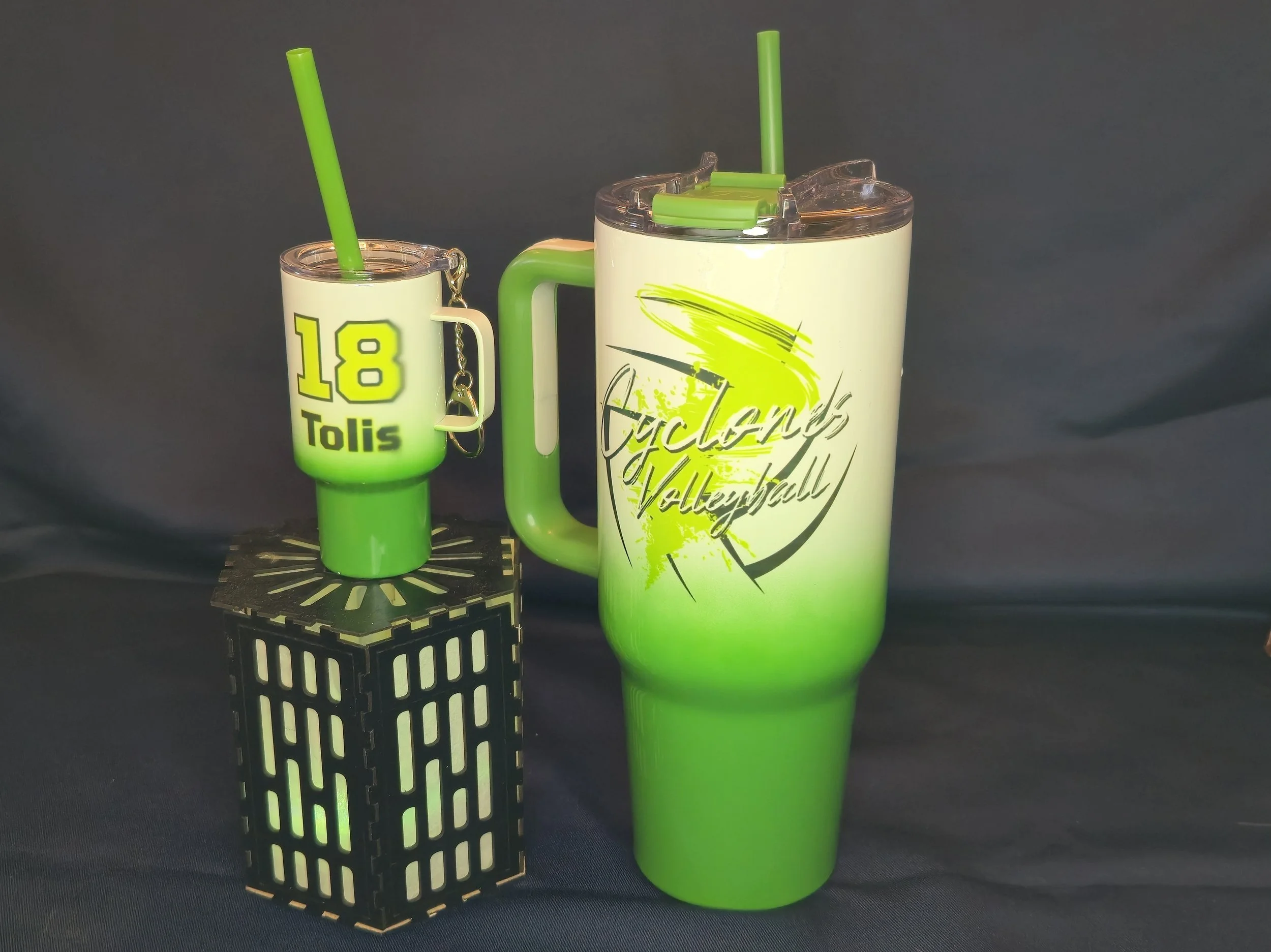 Cyclones 40oz Big Swig Customized Tumbler