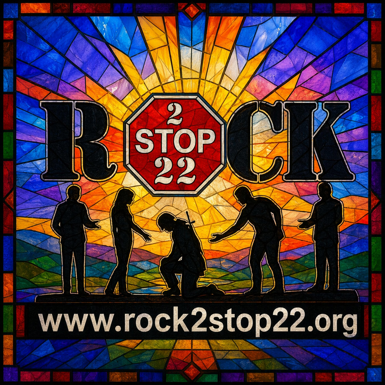 Rock2Stop22 Stained Glass