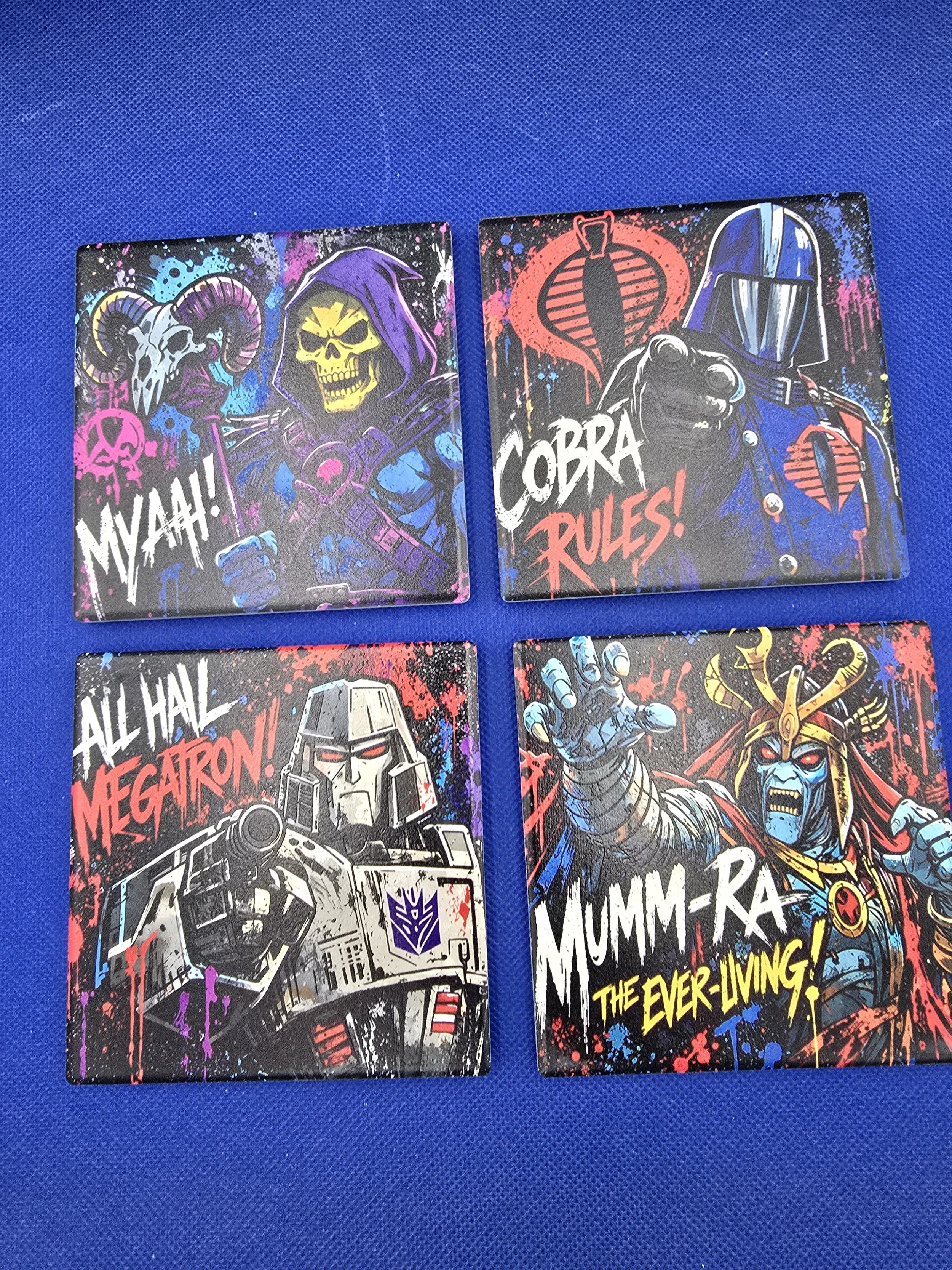 Saturday Morning Villains Coasters