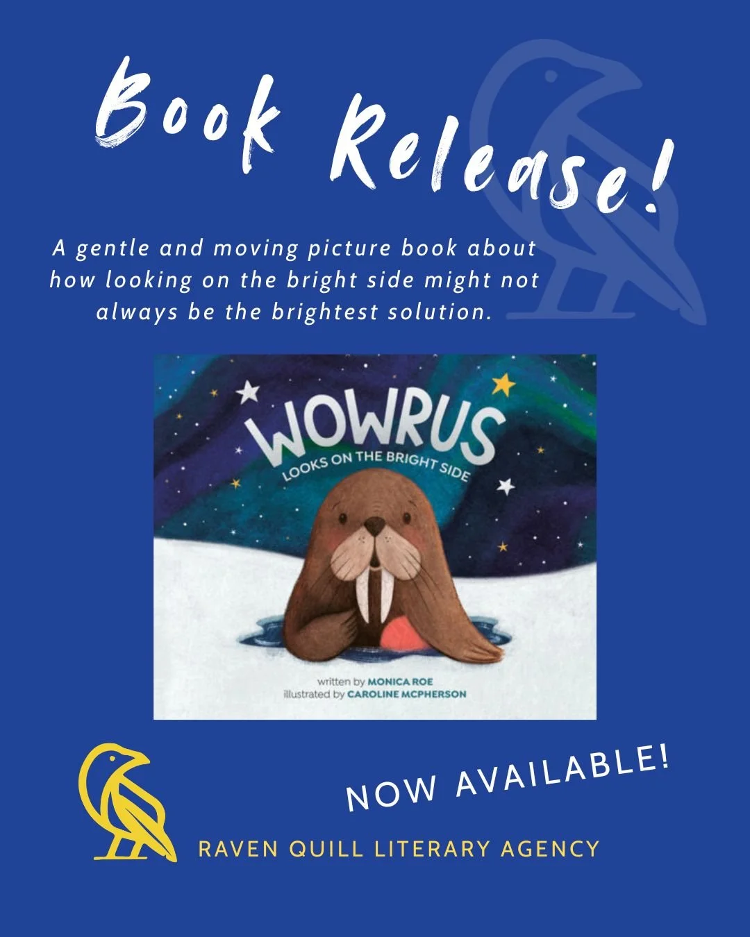 Happy Book Birthday to client Monica Roe and illustrator Caroline McPherson for Wowrus Looks on the Bright Side! 
@oldswampapiary&nbsp;caroline.mcpherson.art
@penguinkids&nbsp;@penguinworkshop
Walrus is&nbsp;such&nbsp;a good friend. In fact, he&rsquo