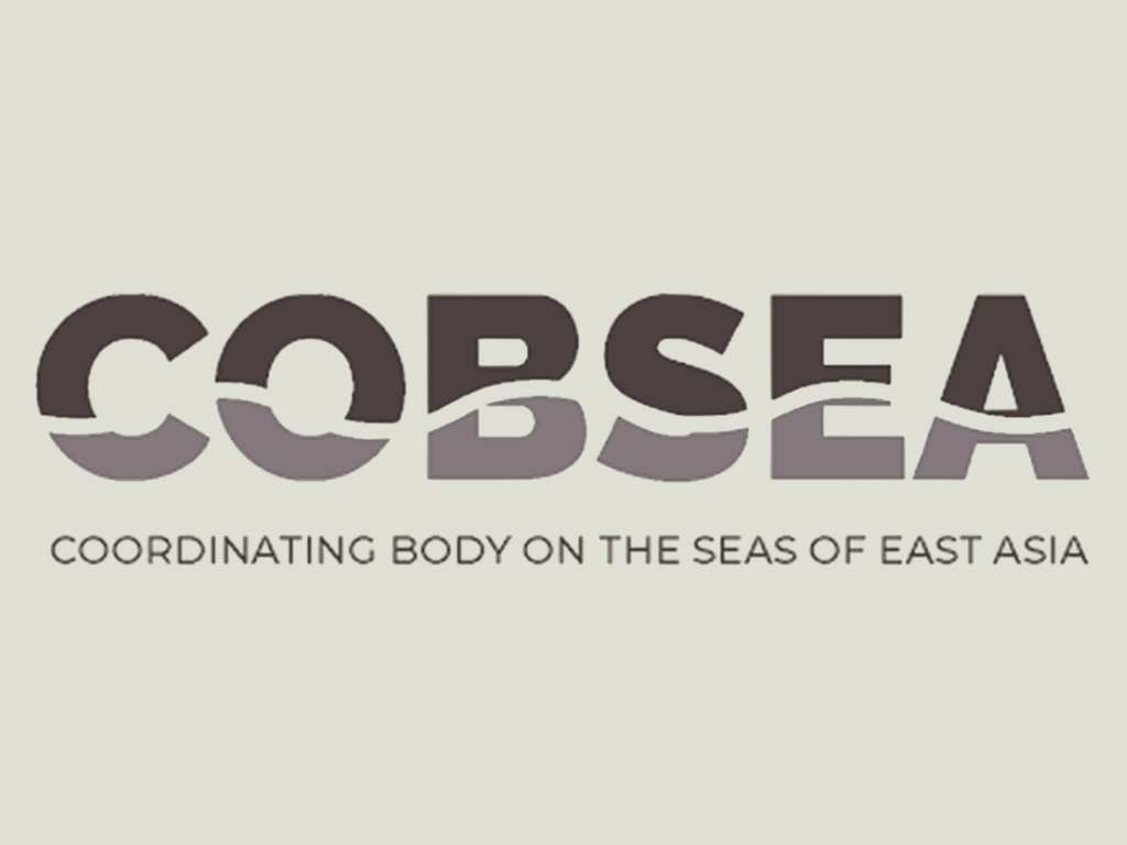 Logo with the word 'COBSEA' and the subtitle 'Coordinating Body on the Seas of East Asia'